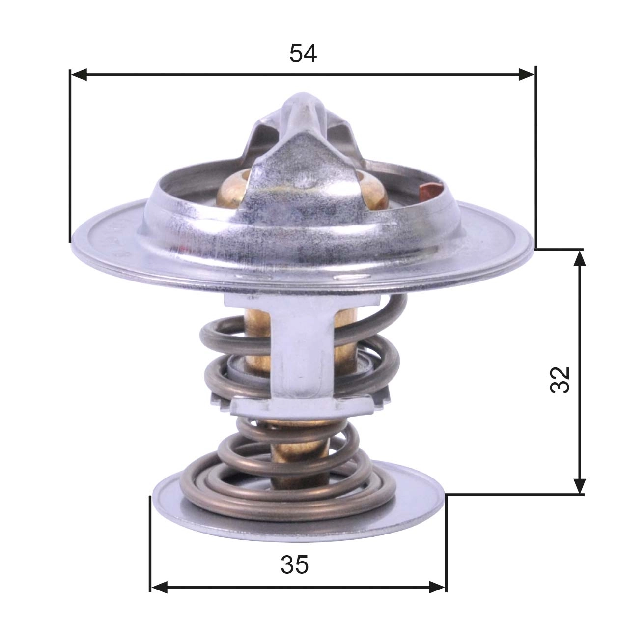 Thermostat, coolant