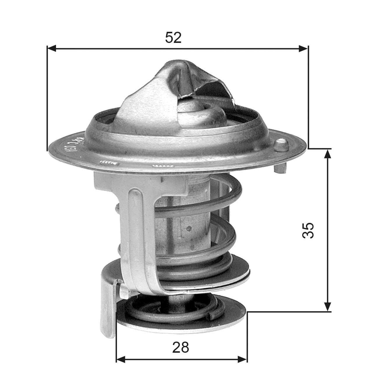 Thermostat, coolant