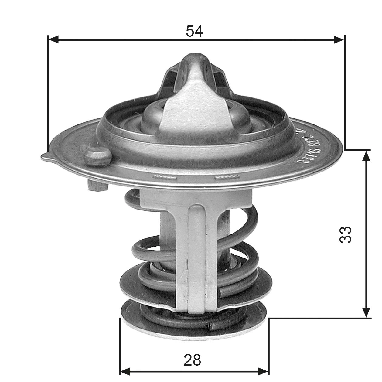 Thermostat, coolant