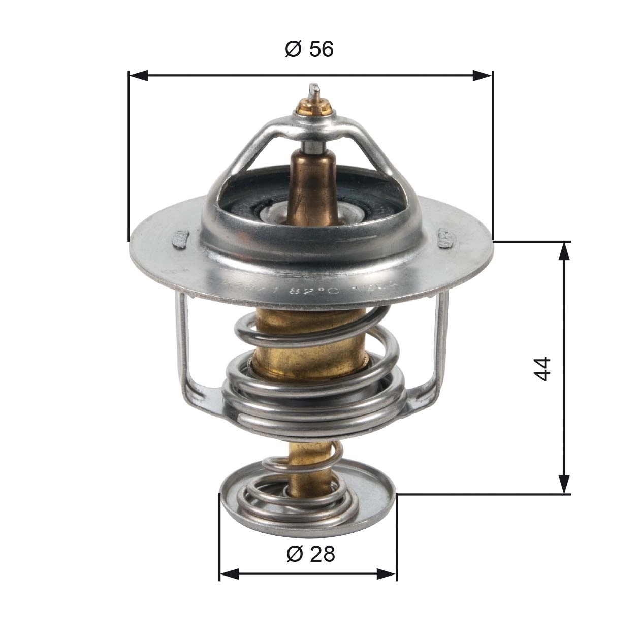 Thermostat, coolant
