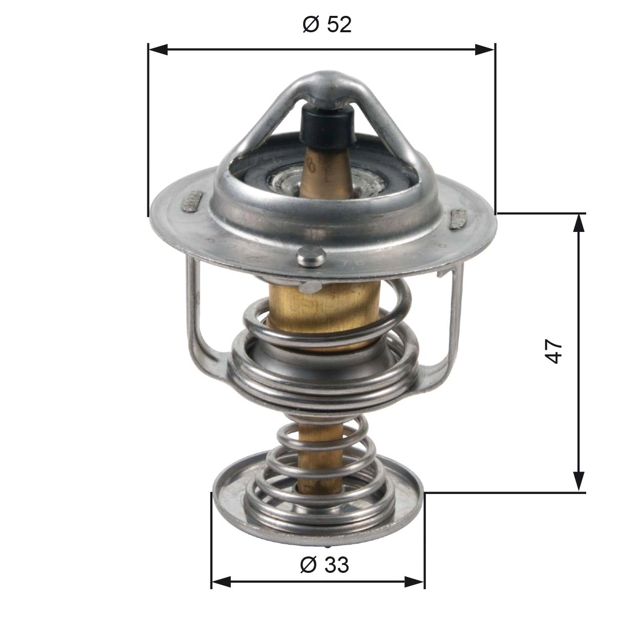 Thermostat, coolant