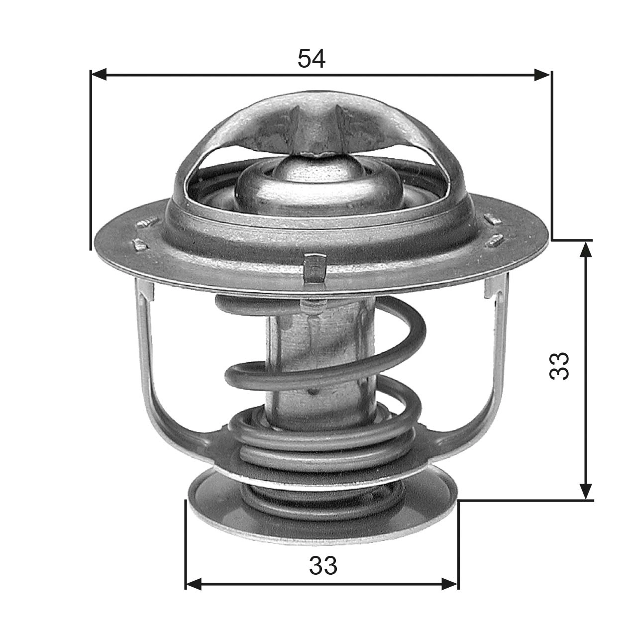 Thermostat, coolant