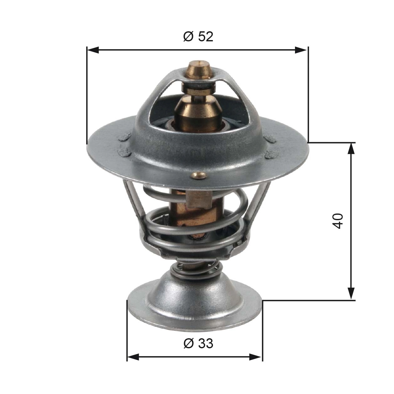 Thermostat, coolant