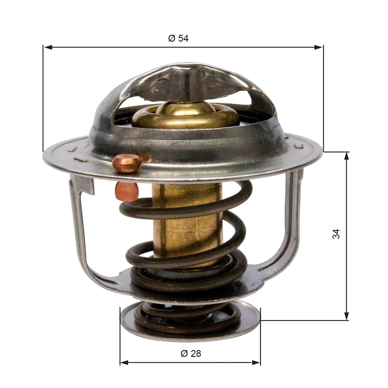 Thermostat, coolant