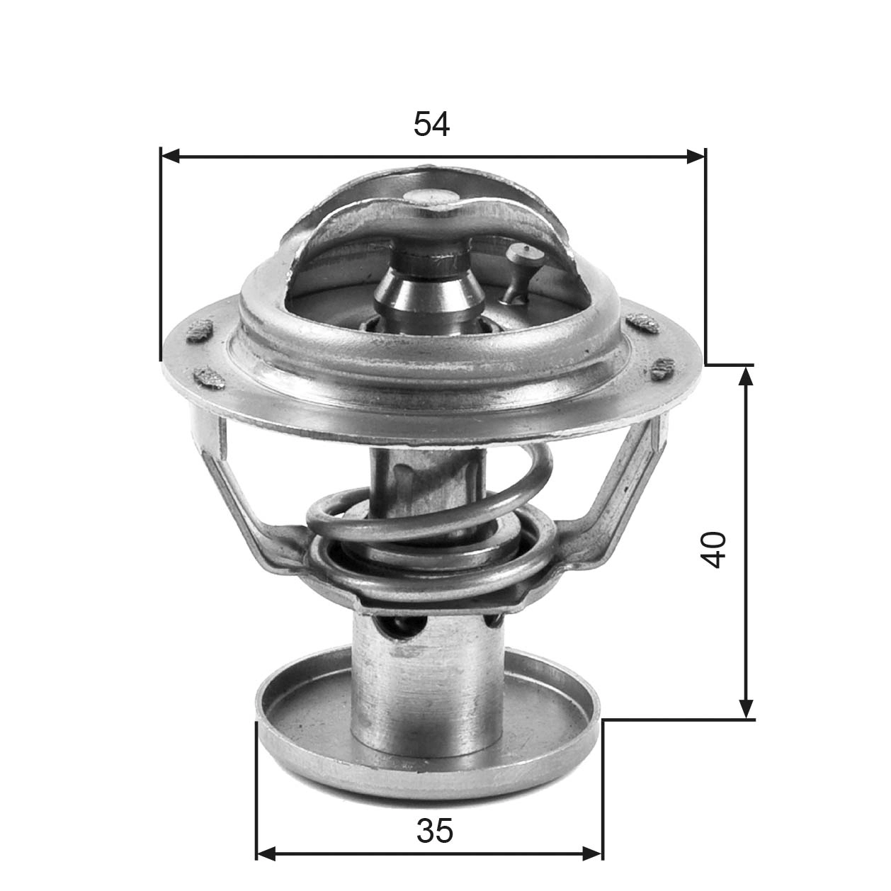 Thermostat, coolant