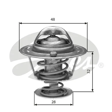 Thermostat, coolant