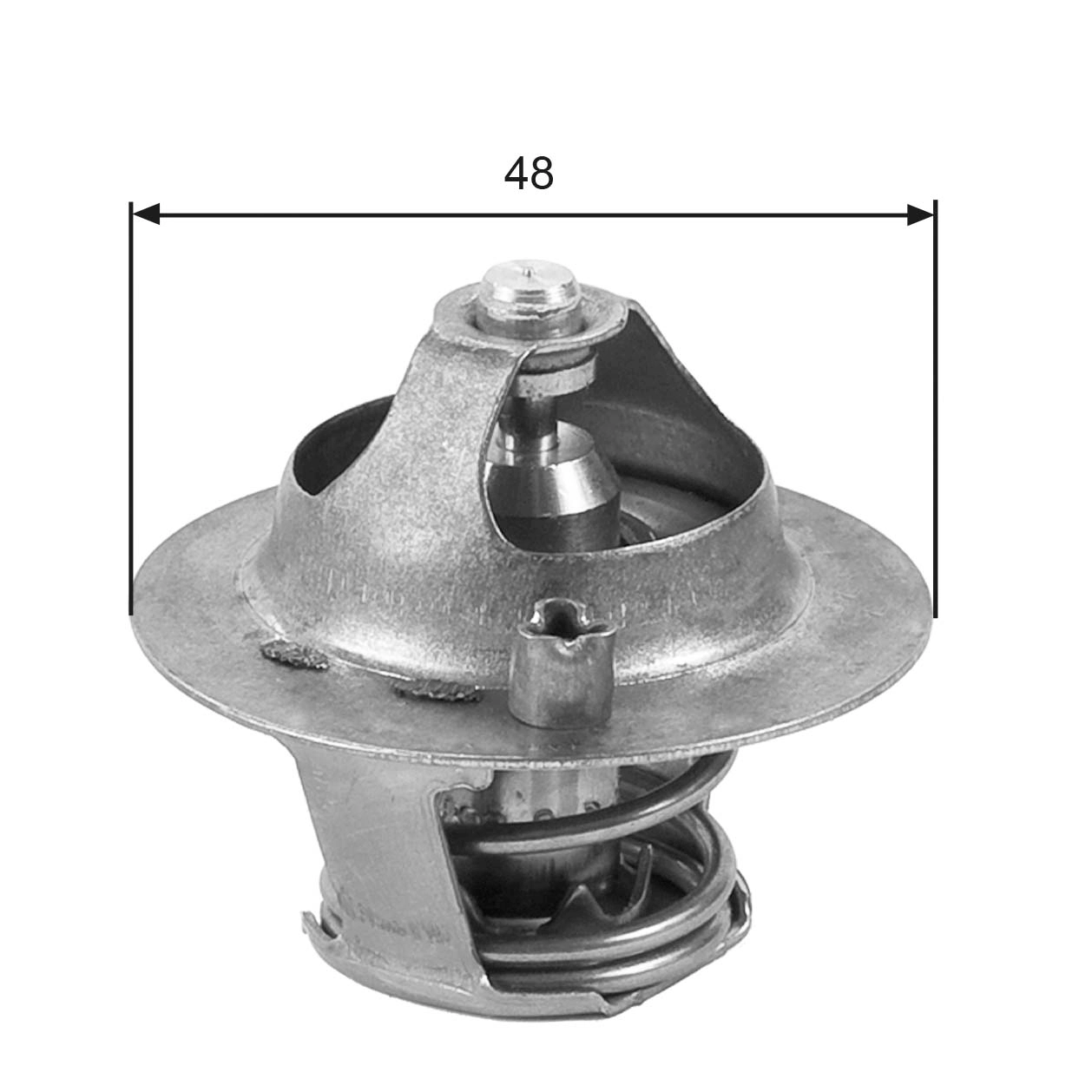 Thermostat, coolant