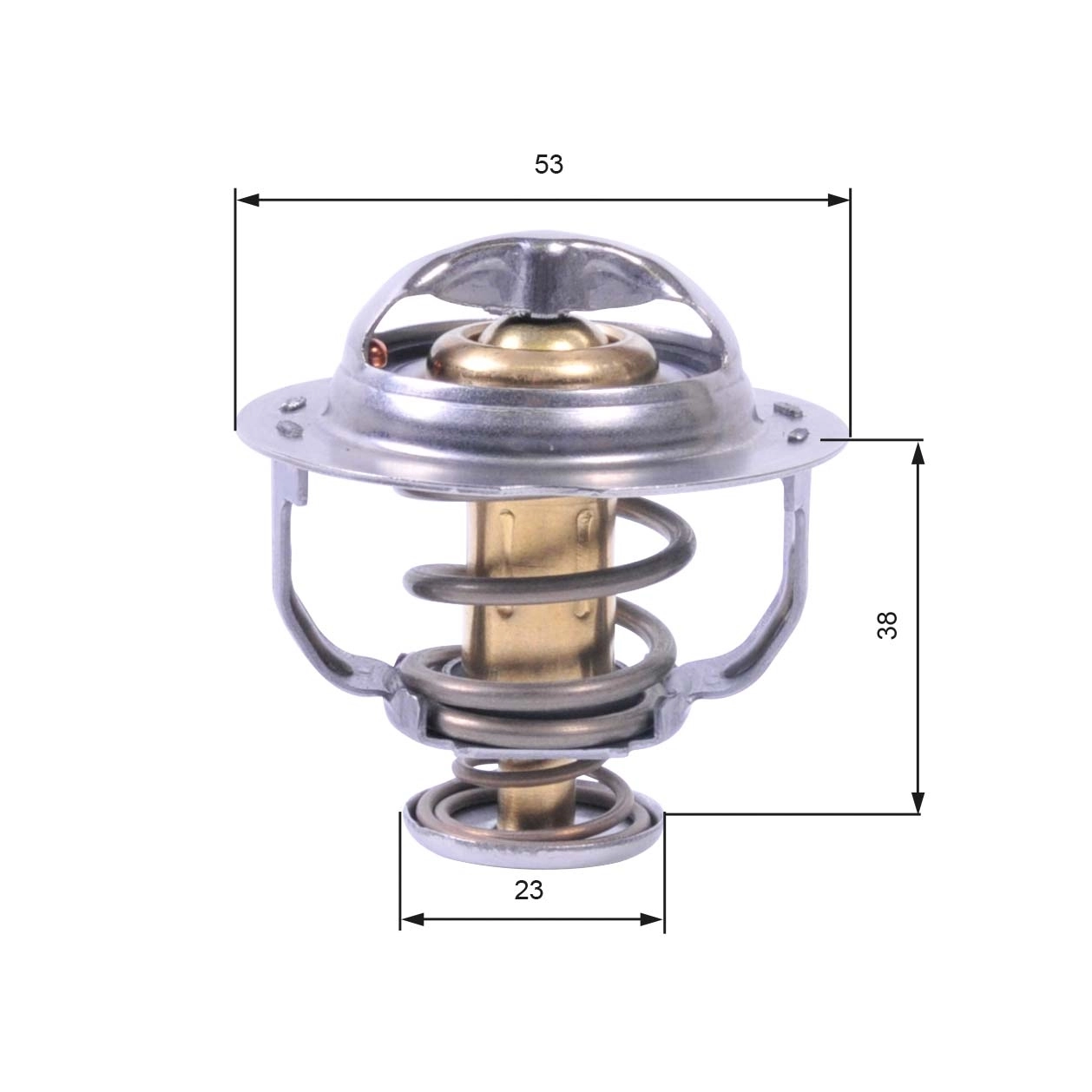 Thermostat, coolant