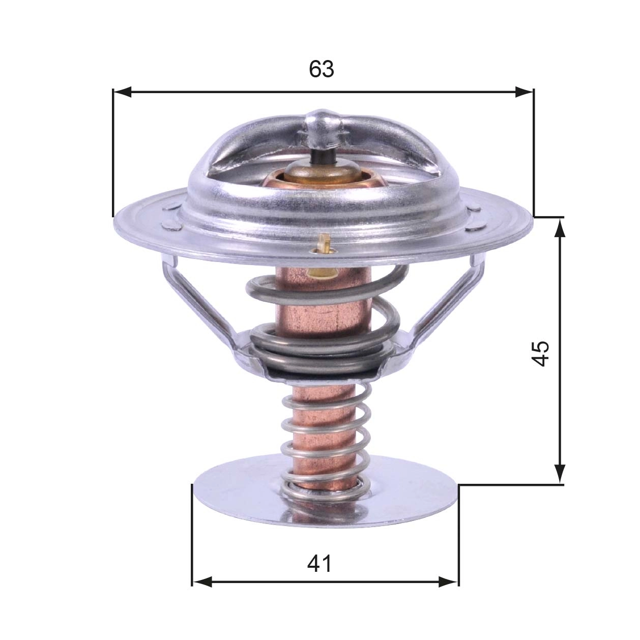Thermostat, coolant