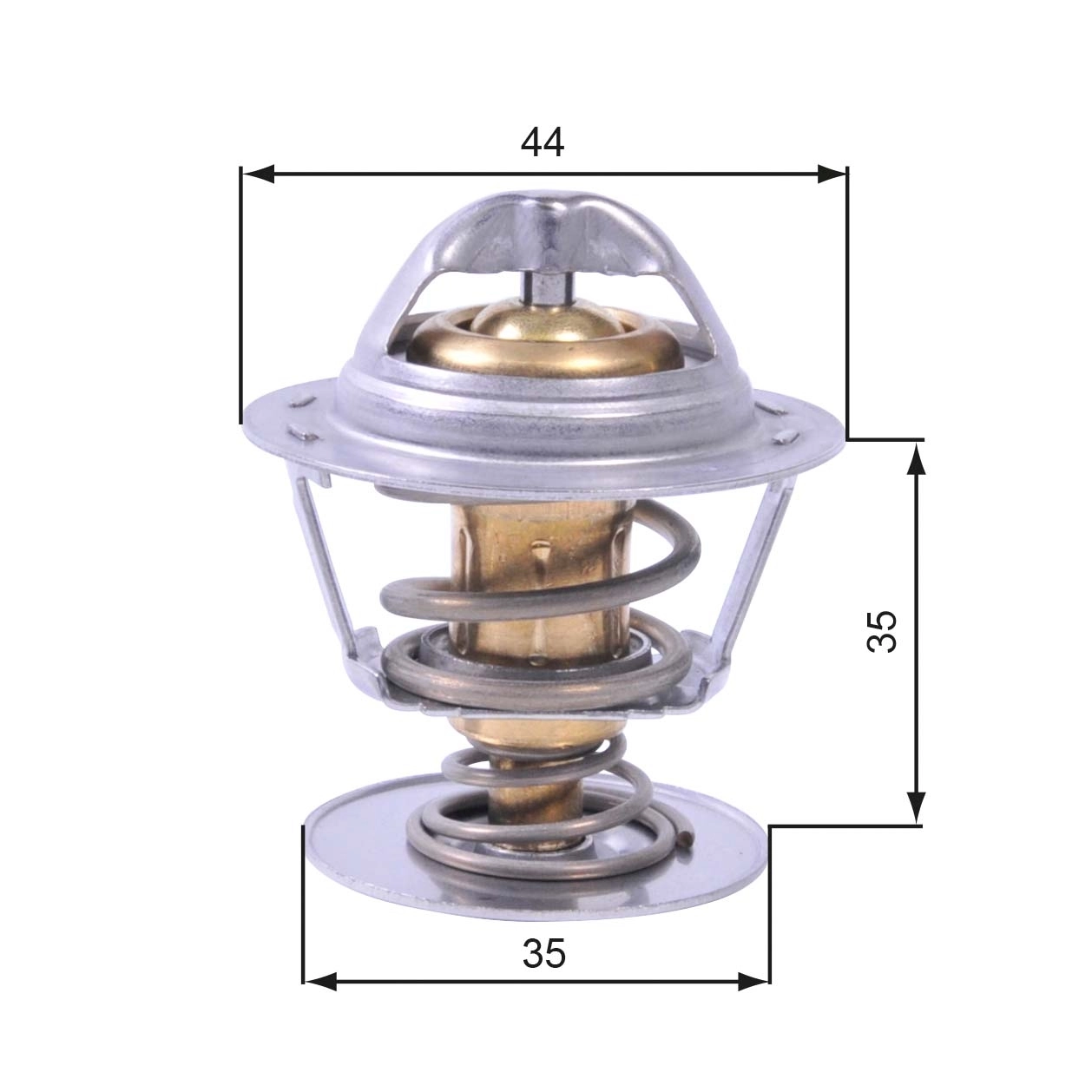 Thermostat, coolant