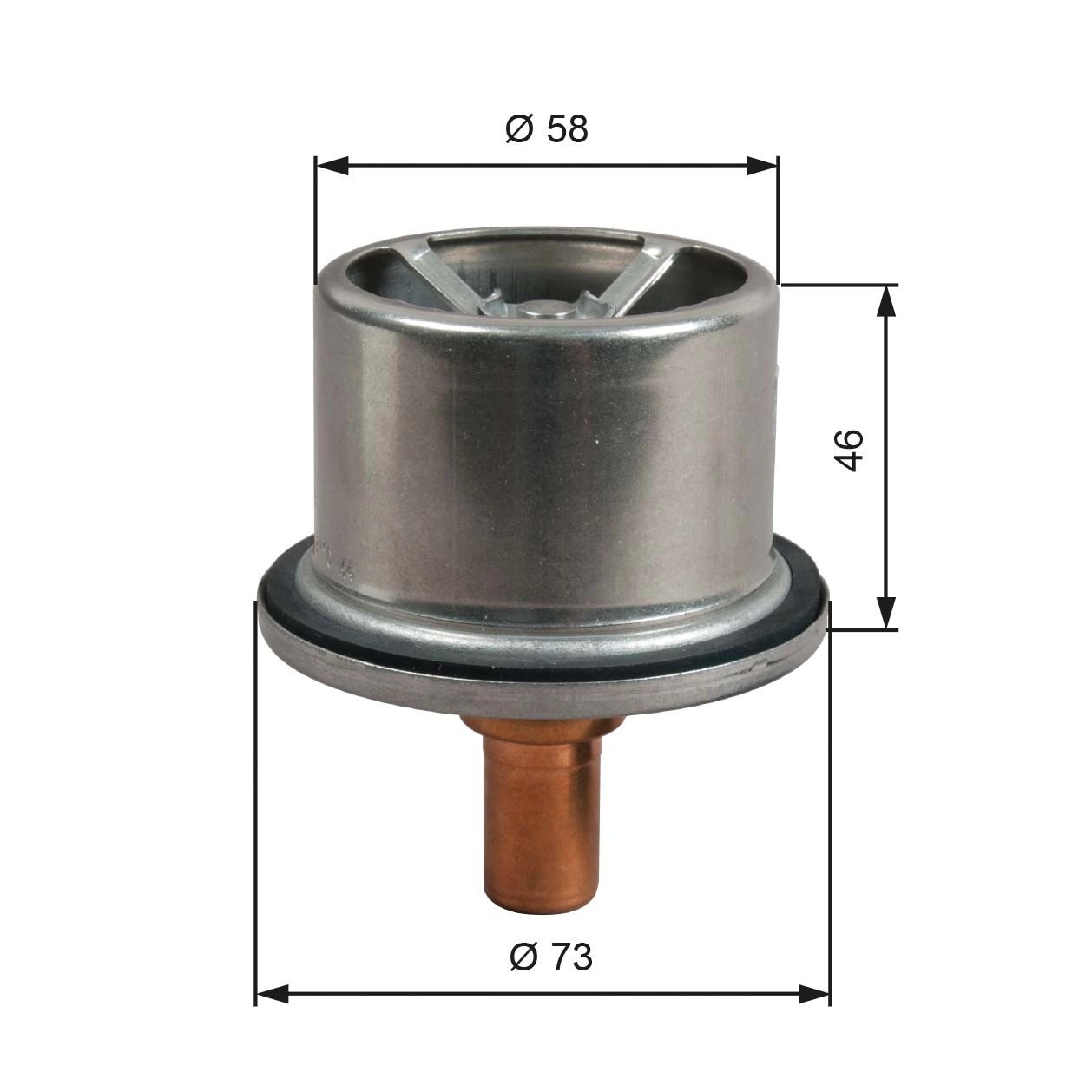 Thermostat, coolant