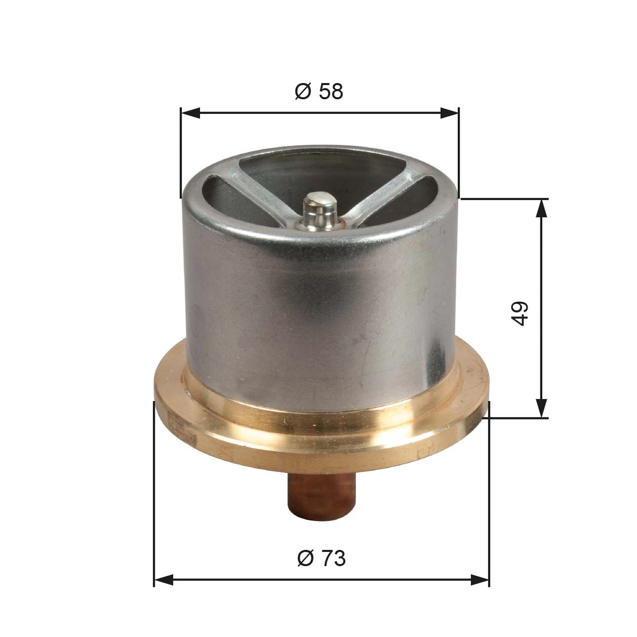 Thermostat, coolant
