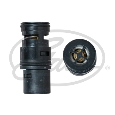 Thermostat, oil cooling