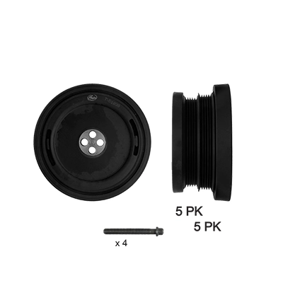 Belt Pulley, crankshaft