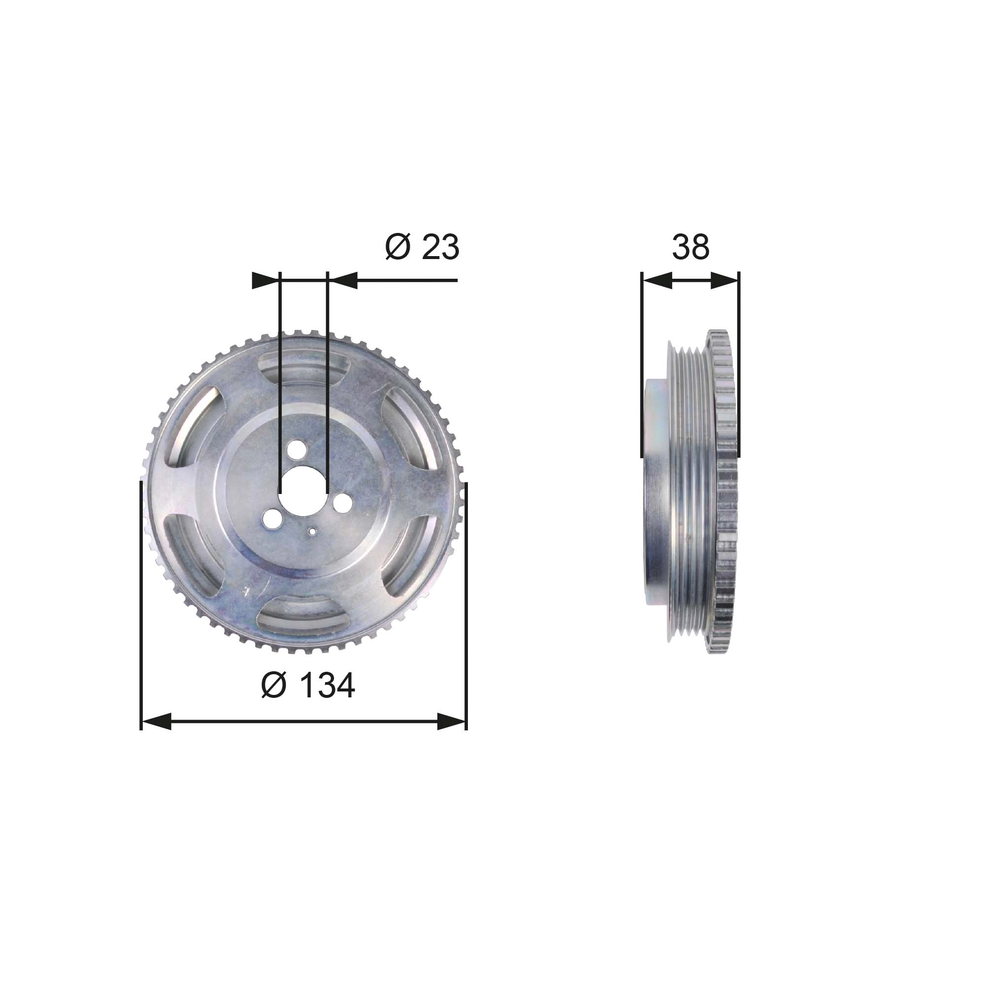 Belt Pulley, crankshaft