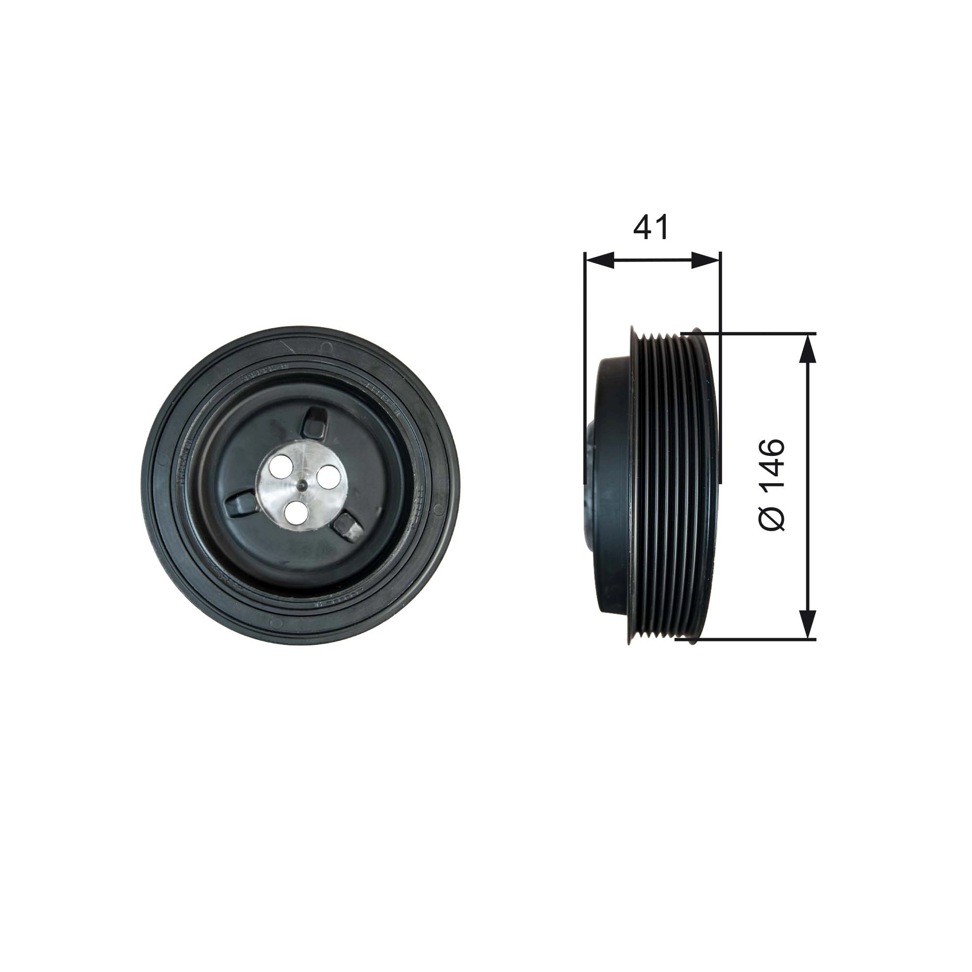 Belt Pulley, crankshaft