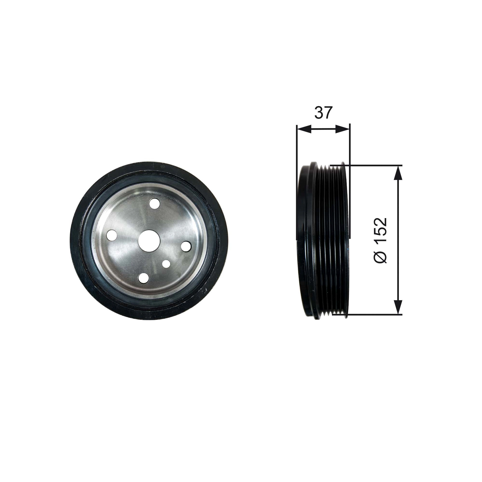 Belt Pulley, crankshaft