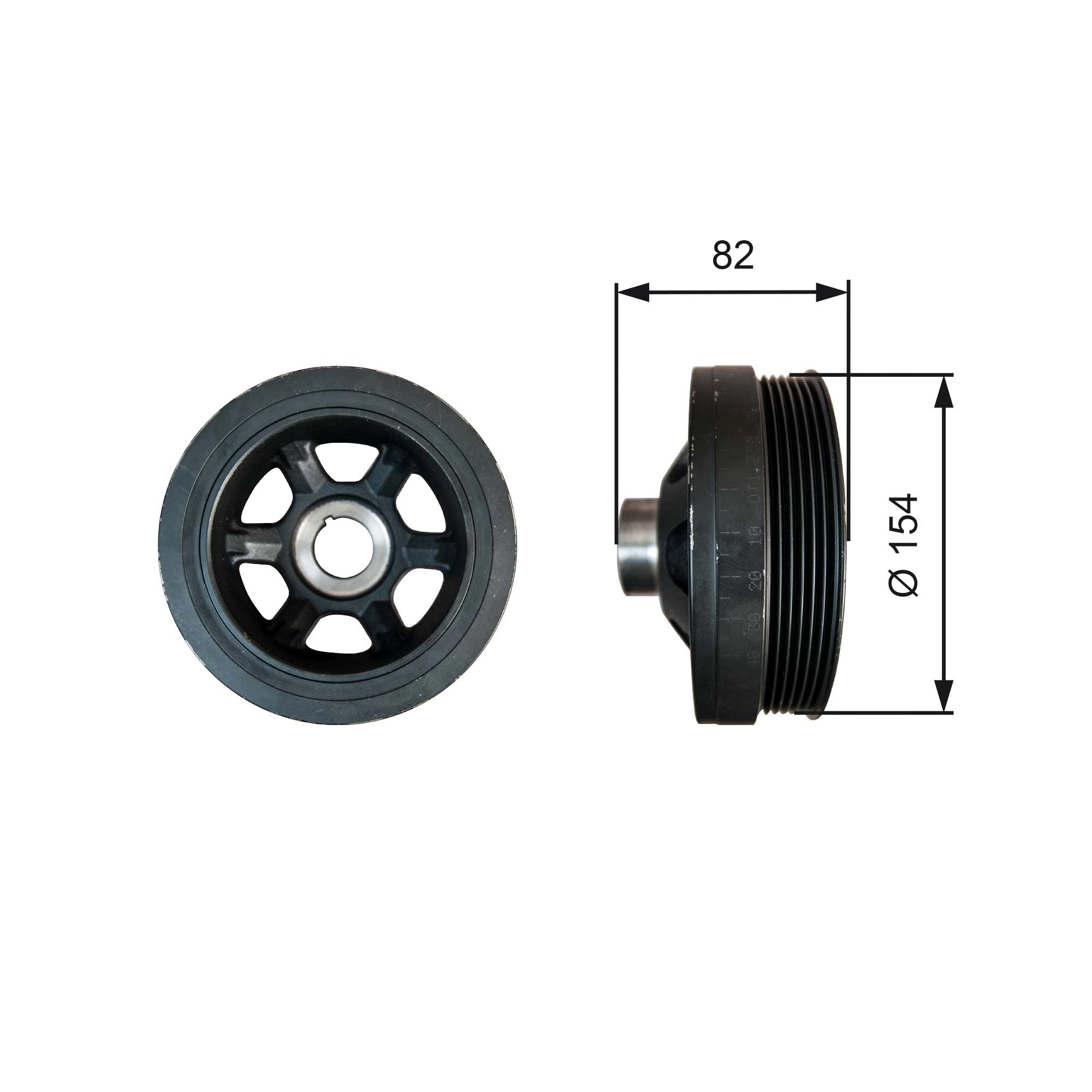 Belt Pulley, crankshaft