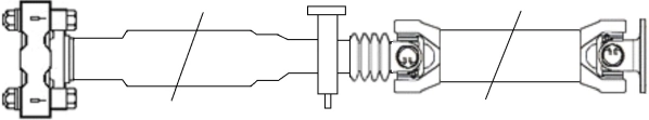 Propshaft, axle drive