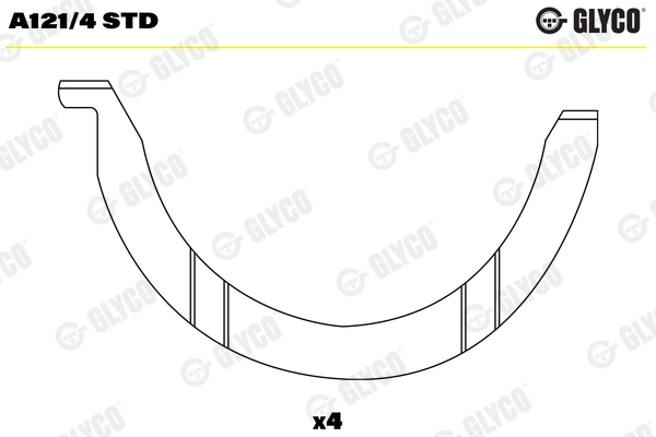 Thrust Washer, crankshaft