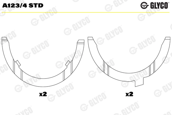 Thrust Washer, crankshaft