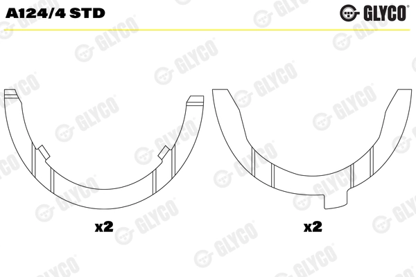 Thrust Washer, crankshaft