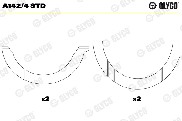 Thrust Washer, crankshaft