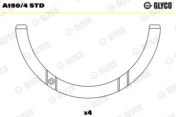 Thrust Washer, crankshaft