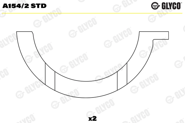 Thrust Washer, crankshaft