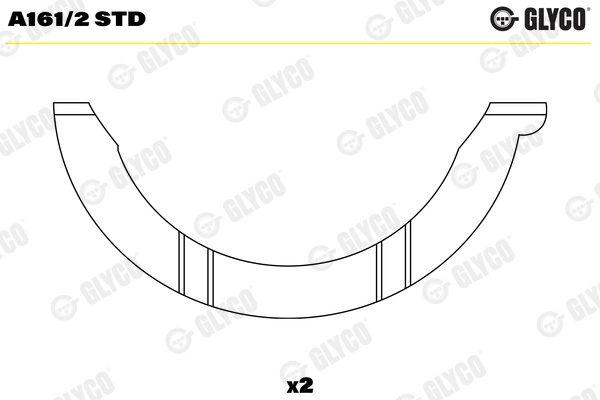 Thrust Washer, crankshaft