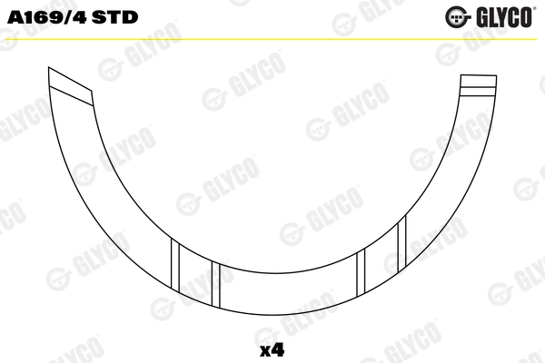 Thrust Washer, crankshaft