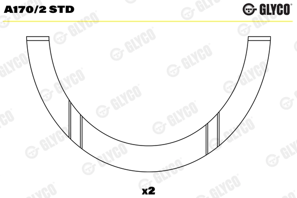Thrust Washer, crankshaft