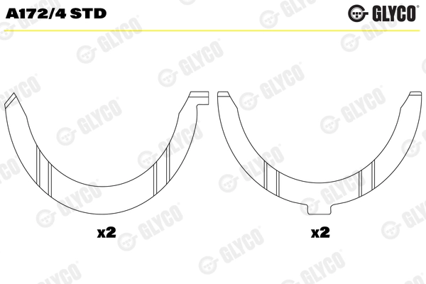 Thrust Washer, crankshaft
