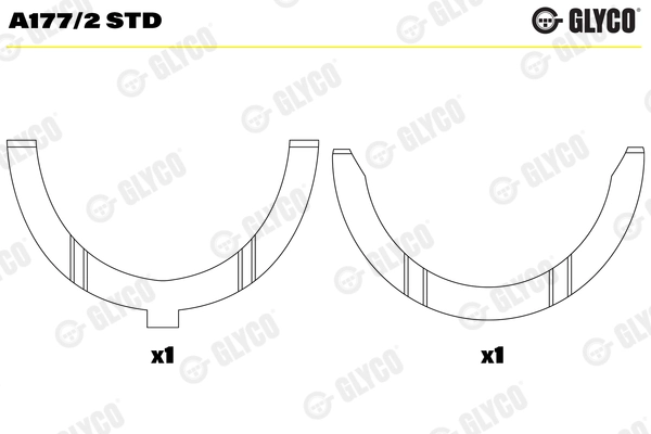 Thrust Washer, crankshaft