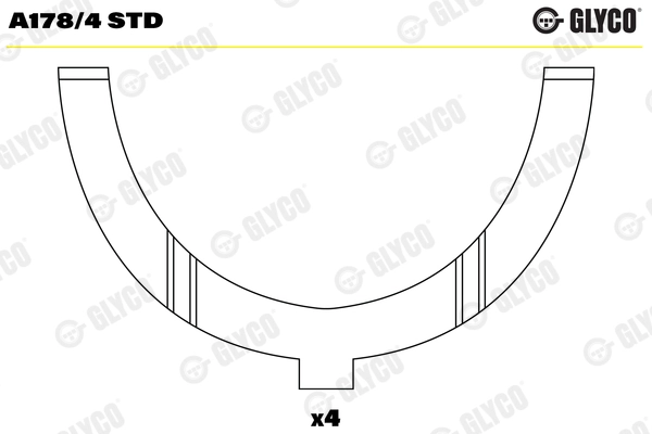 Thrust Washer, crankshaft