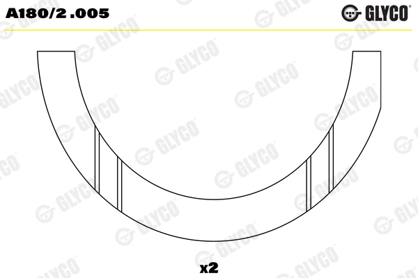 Thrust Washer, crankshaft