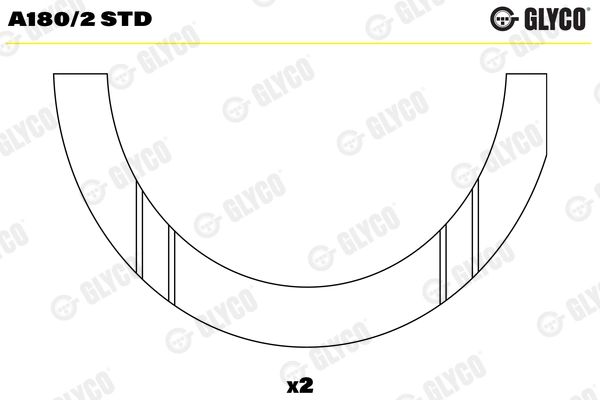 Thrust Washer, crankshaft