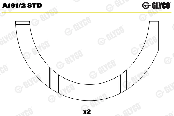 Thrust Washer, crankshaft