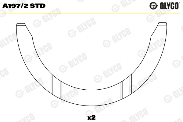 Thrust Washer, crankshaft