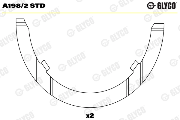 Thrust Washer, crankshaft