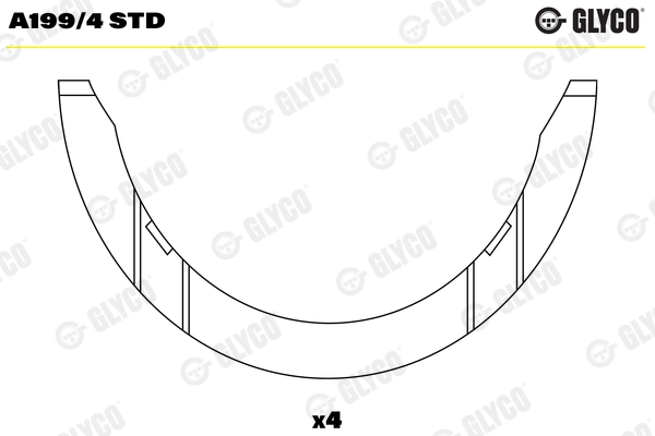 Thrust Washer, crankshaft