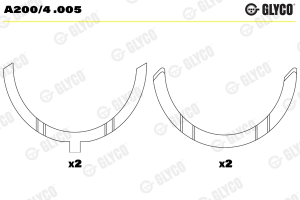 Thrust Washer, crankshaft