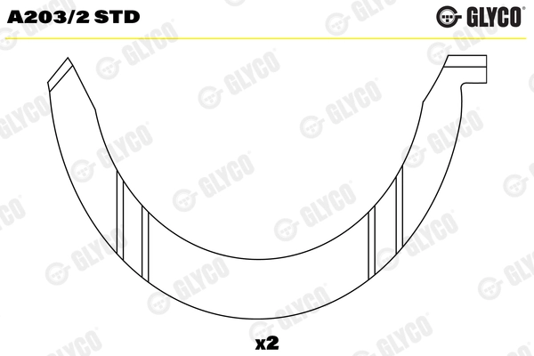 Thrust Washer, crankshaft