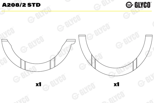 Thrust Washer, crankshaft