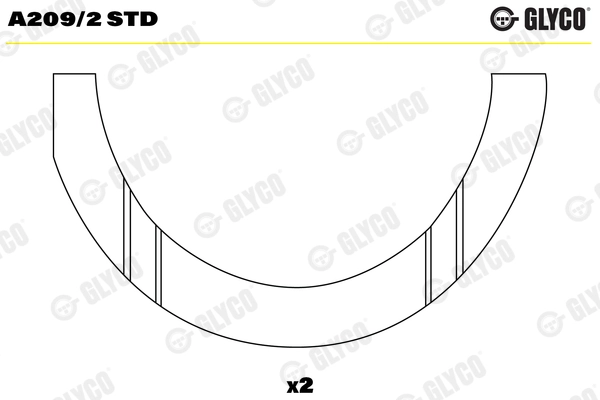 Thrust Washer, crankshaft