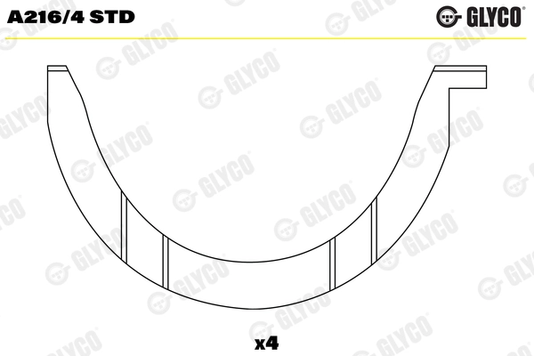 Thrust Washer, crankshaft