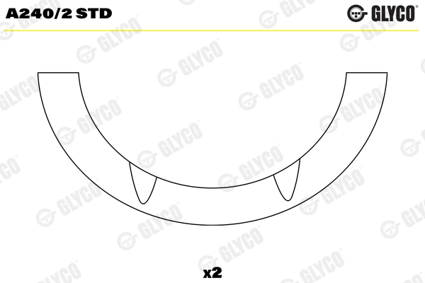 Thrust Washer, crankshaft