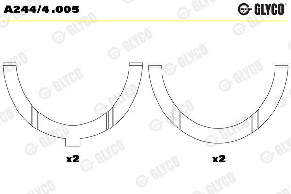 Thrust Washer, crankshaft