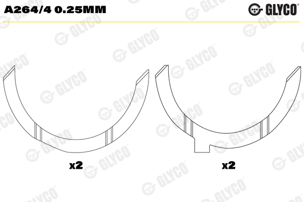 Thrust Washer, crankshaft