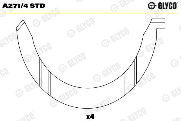 Thrust Washer, crankshaft